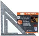 Swanson Metric Speed Square Layout Tool (Aluminum) 25 Cm