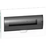 Schneider Electric EZ9 Petra Panel 18 Module Smoked-Flush Plastic Panel