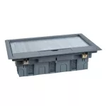Schneider Electric Floor Outlet box, 8 Single/4 Double Unica