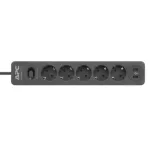 Schneider Electric APC Essential SurgeArrest 5 Outlet 2 USB Ports Black 230V Germany