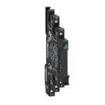 SE Harmony, Slim Interface Relay Pre-assembled, 6 A, 1 CO, With LED, With Protection Circuit, Screw ...