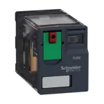 SE Harmony, Miniature Plug-in Relay, 12 A, 2 CO, With Lockable Test Button, 120 V AC