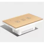 WIFI Smart Touch Wall Switch 3 Gang 10A Gold