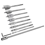 Flat Wood Bit Set 10pc rolson