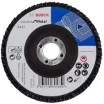 Bosch flap disc standard for metal (4.5") 115mm G60