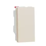 One-way switch 10A 1module - Beige