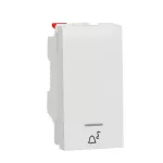 Pushbutton Bell location lamp 10A 1mod - white
