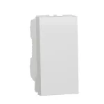 One-way switch 16A screws 1module - white
