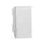 One-way switch 16A screws 1module - white