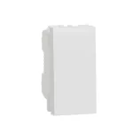 two-way switch 16A screws 1module - white