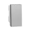 two-way switch 16A screws 1module - Aluminium