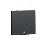 Pushbutton Bell location lamp 10A 2mod - Black