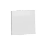 One-way switch 16A screws 2modules - white
