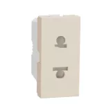Schneider Electric Euroamerican Socket outlet 1m shuttered - Beige