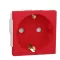 Schneider Electric German Socket 2P+E 16A shuttered screw