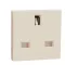British SO Unswitched 15A 2P+E - Beige
