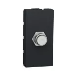 Coaxial F-Type socket 1module - Black