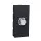 Coaxial F-Type socket 1module - Black