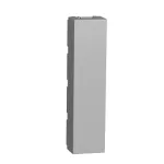 2xBlind cover 1/2 module - Aluminium