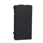 Blind cover 1 module - Black