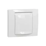 1gang frame IP44 white - white