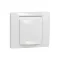 1gang frame IP44 white - white