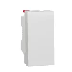 One-way switch 10A 1module - white