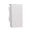 One-way switch 10A 1module - white