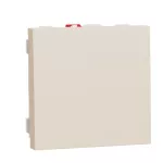 Schneider Electric One-way switch 10A 2modules - Beige