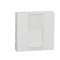 Schneider Electric Cat 6 UTP, S1, 1 connector, 2 modules, sh - white