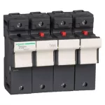 Fuse Carrier TeSys DF, 3P+N 125A, Fuse Size 22x58 Mm