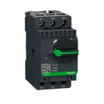 Motor Circuit Breaker, TeSys GV2, 3P, 14 A, Magnetic, Rotary Handle, Screw Clamp Terminals