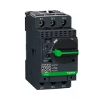 Motor Circuit Breaker, TeSys GV2, 3P, 1.6-2.5 A, Thermal Magnetic, Screw Clamp Terminals
