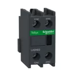 Auxiliary Contact Block, TeSys D, 2NC, Front Mounting, Screw Terminals
