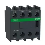 Auxiliary Contact Block, TeSys D, 3NO + 1NC, Front Mounting, Screw Terminals