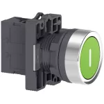 Marked Head Push-button Ø 22 - Flush Spring Return - 1NO