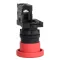Push-button Ø22 - Mushroom Head Ø40 - Black - 1NC