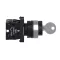 Key Selector Switch - Ø22 - 3 Positions - Stay Put - 2NO