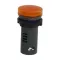 Monolithic Pilot Light, Easy Harmony XA2, Plastic, Amber, 22mm, Integral LED, 24V AC/DC