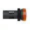 Round Pilot Light Ø 22 - Orange - Integral LED - 220 V AC- Screw Clamp Terminals