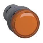 Monolithic Pilot Light, Easy Harmony XA2, Plastic, Amber, 22mm, Integral LED, 220V DC