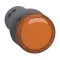 Monolithic Pilot Light, Easy Harmony XA2, Plastic, Amber, 22mm, Integral LED, 220V DC