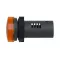 Monolithic Pilot Light, Easy Harmony XA2, Plastic, Amber, 22mm, Integral LED, 220V DC