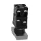 Illuminated Double-headed Push-button, Easy Harmony XA2, Plastic, 22mm, 1 Green Flush I + 1 Light + 1 Red Flush O, 24V AC/DC, 1NO + 1NC