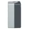 Empty Enclosure, Plastic, Dark Grey Lid, For Push Button Ø22, 2 Cut-outs