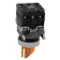 Illuminated Selector Switch, Metal, Orange, Ø22, 2 Positions, Stay Put, 230...240 V AC, 1 NO + 1 NC