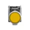 Illuminated Push Button, Metal, Flush, Orange, Ø22, Spring Return, <= 250 V, 1 NO + 1 NC