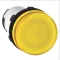 Monolithic Pilot Light, Plastic, Yellow, Ø22, Plain Lens For BA9s Bulb, <= 250 V
