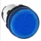 Monolithic Pilot Light, Plastic, Blue, Ø22, Plain Lens For BA9s Bulb, <= 250 V