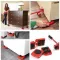 Furniture Transport Roller Set 5 Pieces - 4 Furniture Rollers & 1 Load Jack